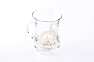 Glass Mug Set Athena Gold /2Pcs