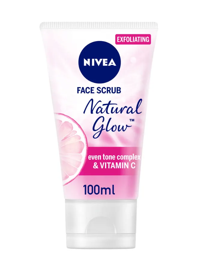 Nivea Natural Glow Exfoliating Face Scrub Even Tone Complex And Vitamin C 100ml