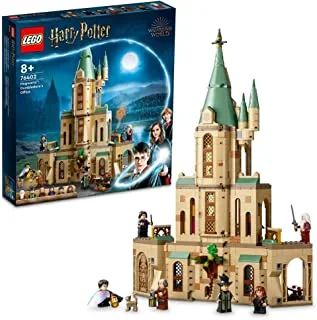 LEGO 76402 Harry Potter Hogwarts: Dumbledore’s Office Castle Toy, Set with Sorting Hat, Sword of Gryffindor and 6 Minifigures, for Kids Aged 8 Plus
