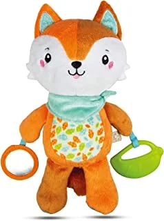 Clementoni Fox Doll with Mirror and Vibrating Tail, for Ages 1+ Months Old