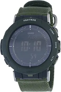 Casio Digital Black Dial Men's Watch-PRG-30B-3DR
