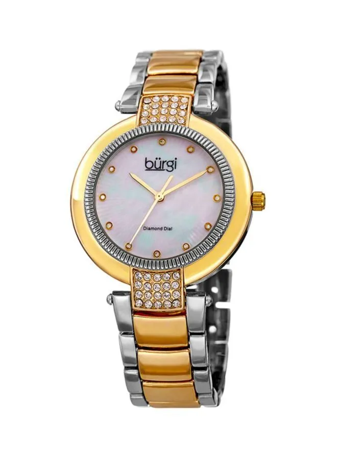 ساعة بورجي بعقارب مصنوعة من خليط معدني طراز BUR181TTG للنساء