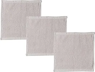 Hema Cotton 3 Pack Dishcloth 31X29Cm, Grey