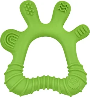 Front & Side Teether-Green-6mo+