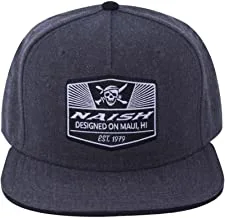 قبعة Snapback للبالغين من الجنسين من Naish ، أسود