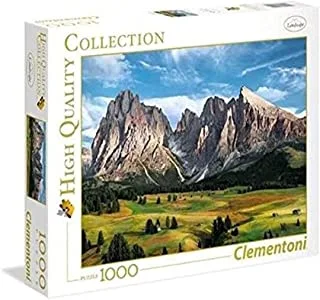 Clementoni Puzzle Alps Mountain 1000 Pieces (69 x 50 cm), Suitable for Home Decor, Adults Puzzle from 14 Years