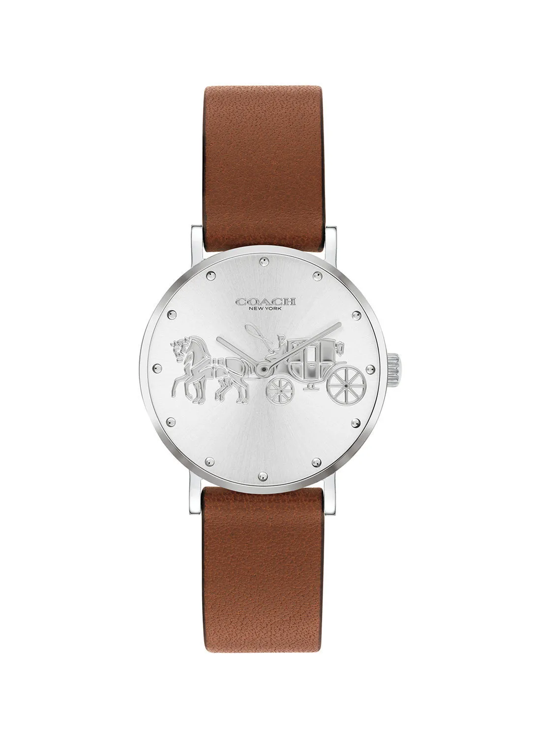 COACH Women's Perry Silver Dial Watch 14503797