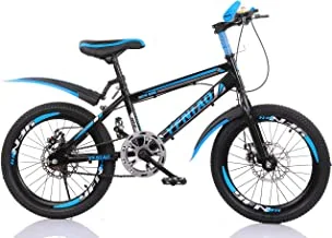 YFNIAO دراجة جبلية بفرامل قرصية للشباب للجنسين مقاس 20 بوصة ، أزرق ، مقاس L