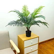 YATAI Artificial Palm Tree - Artificial Palm Plants With Plastic Pot – Plants For Home Decor – Artificial Tree Outdoor Fake Plants For Balcony Indoor Plants – Artificial Plants Outdoor (80CM)