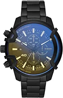 Diesel Men's Griffed Chronograph, 48 mm Case Size, Stainless Steel Watch