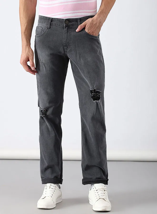 ABOF Slim Fit Jeans Grey