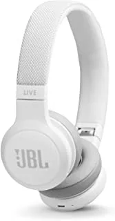 JBL LIVE 400BT سماعة رأس فوق الأذن ، أبيض ، عادي ، K951849