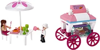 Sluban Girl's Dream Series - Food Carriage Building Set 78Pcs - Multicolored