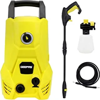 Geepas GCW19029 2500W High Pressure Car Washer, Yellow/Black