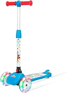 Spartan Disney Spiderman,Frozen,Minnie,Miceky,Cars,Princess 3-Wheel Light Up Scooter for Kids; LED Lighted Wheels, Adjustable Handlebars ,Advanced Technology for Increased Control,Stability & Balance