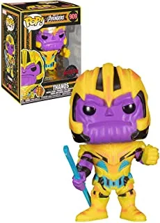 Funko Pop Marvel: Blacklight Thanos Exc, Muticolour, 57926