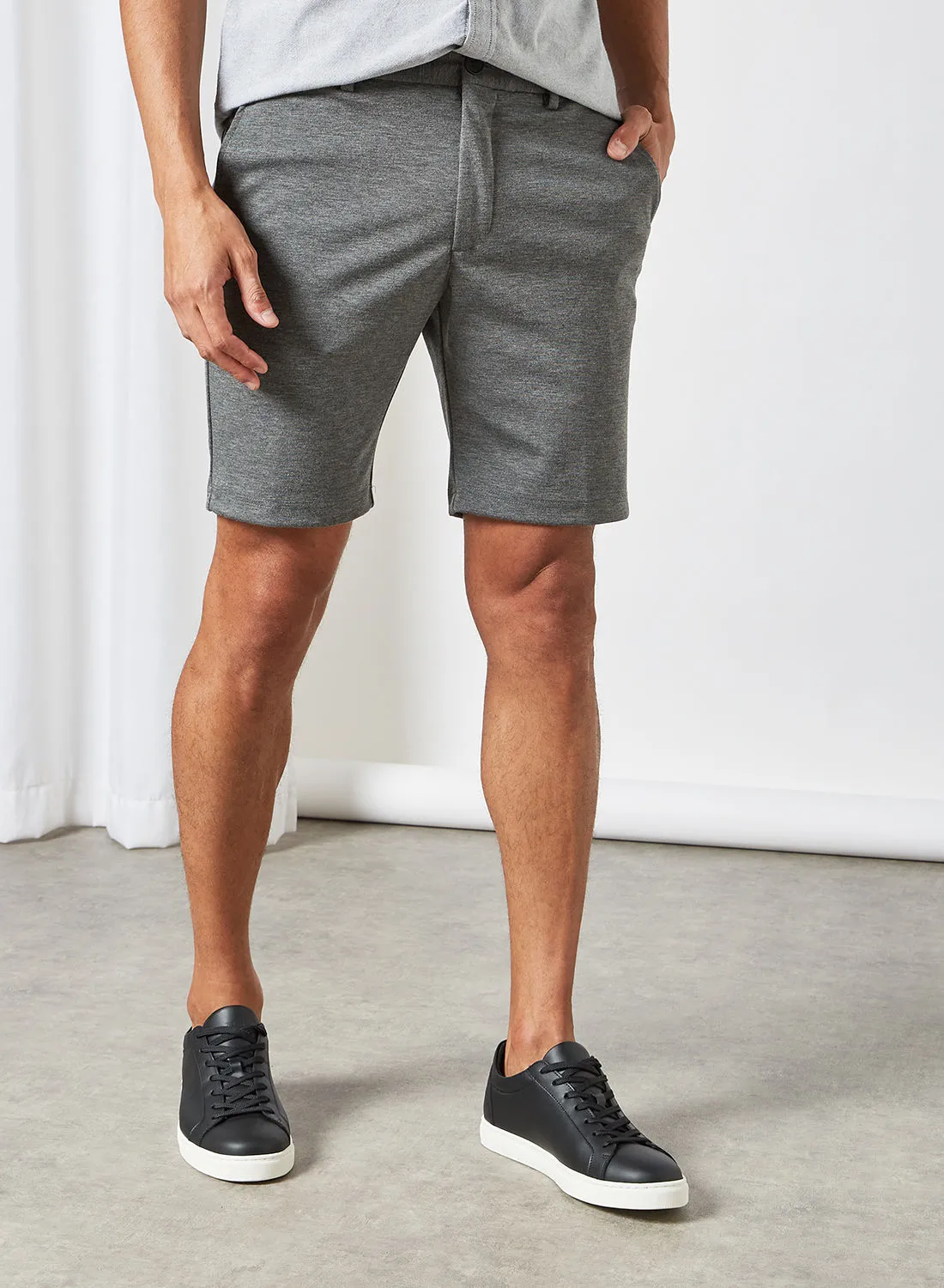 PRODUKT Pocket Detail Shorts Grey