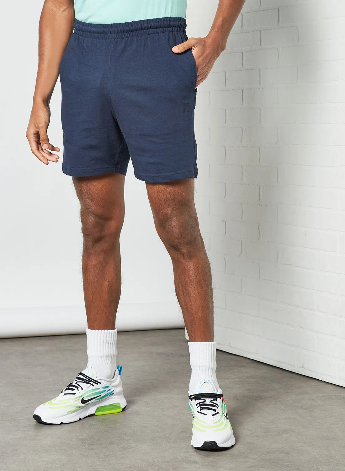 Russell Athletic Basic Sweat Shorts Navy