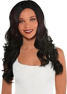 Black Glamorous Wig, One Size
