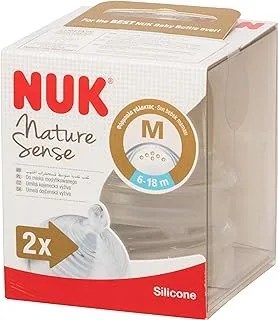 حلمة NUK NATURE SENSE مقاس SI 2M CL2 2/BOX