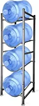 SKY-TOUCH Water Bottle Storage Stand, 4 Tier Water Bottle Holder 5 Gallons Shelf, Heavy Duty Water Bottle Stand Storage for Kitchen Home and Office Easy To Assemble