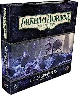 Arkham Horror The Card Game The Dream-Eaters Expansion | لعبة الرعب | لعبة الغموض | لعبة البطاقة التعاونية | الأعمار 14+ | 1-2 لاعبين | متوسط ​​وقت اللعب 1-2 ساعات | من صنع Fantasy Flight Games