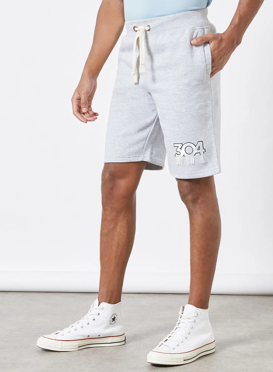 304 Tidal Elasticated Shorts Grey