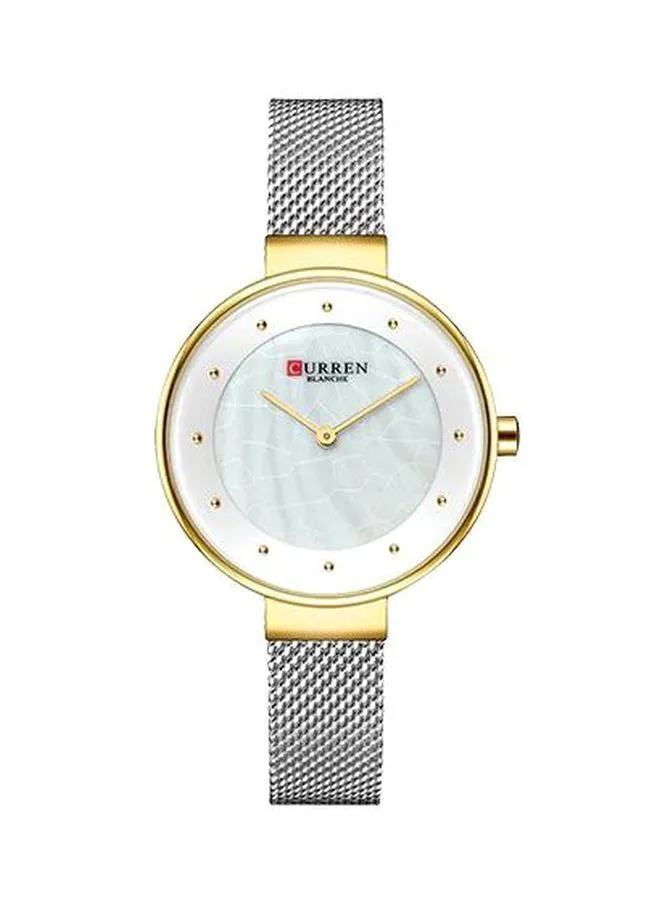 CURREN Women's Blanche Water Resistant Analog Wrist Watch 9032 - 35 mm -Gold