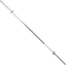 Marshal Fitness Weight Lifting Bar 72 inches Standard Barbell with Chrome Spin lock