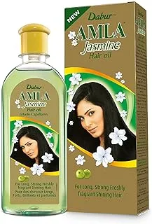 Dabur Amla Jasmine Hair Oil 100ml | Natural care Enriched with Amla, Oils & Jasmine For Long, Strong Dark Hair