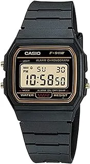 Casio Unisex Digital Dial Resin Band Watch [F91WG-9d]