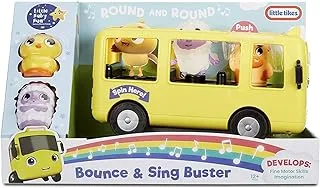 مجموعة اللعب الموسيقية على شكل حافلة مدرسية من Little Baby Bounce & Sing Buster