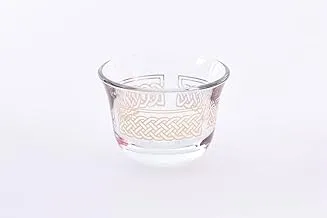 Glass Cawa Cup Set Infinity Gold /6Pcs