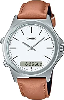 Casio Analog White Dial Men's Watch - MTP-VC01L-7EUDF