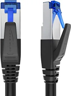 KabelDirekt Network Cable Cat 7 RJ45-30M - 10GB Ethernet, LAN, Patch Cable (Suitable for HSS, Key, Rutter, PC and Modem, Black)