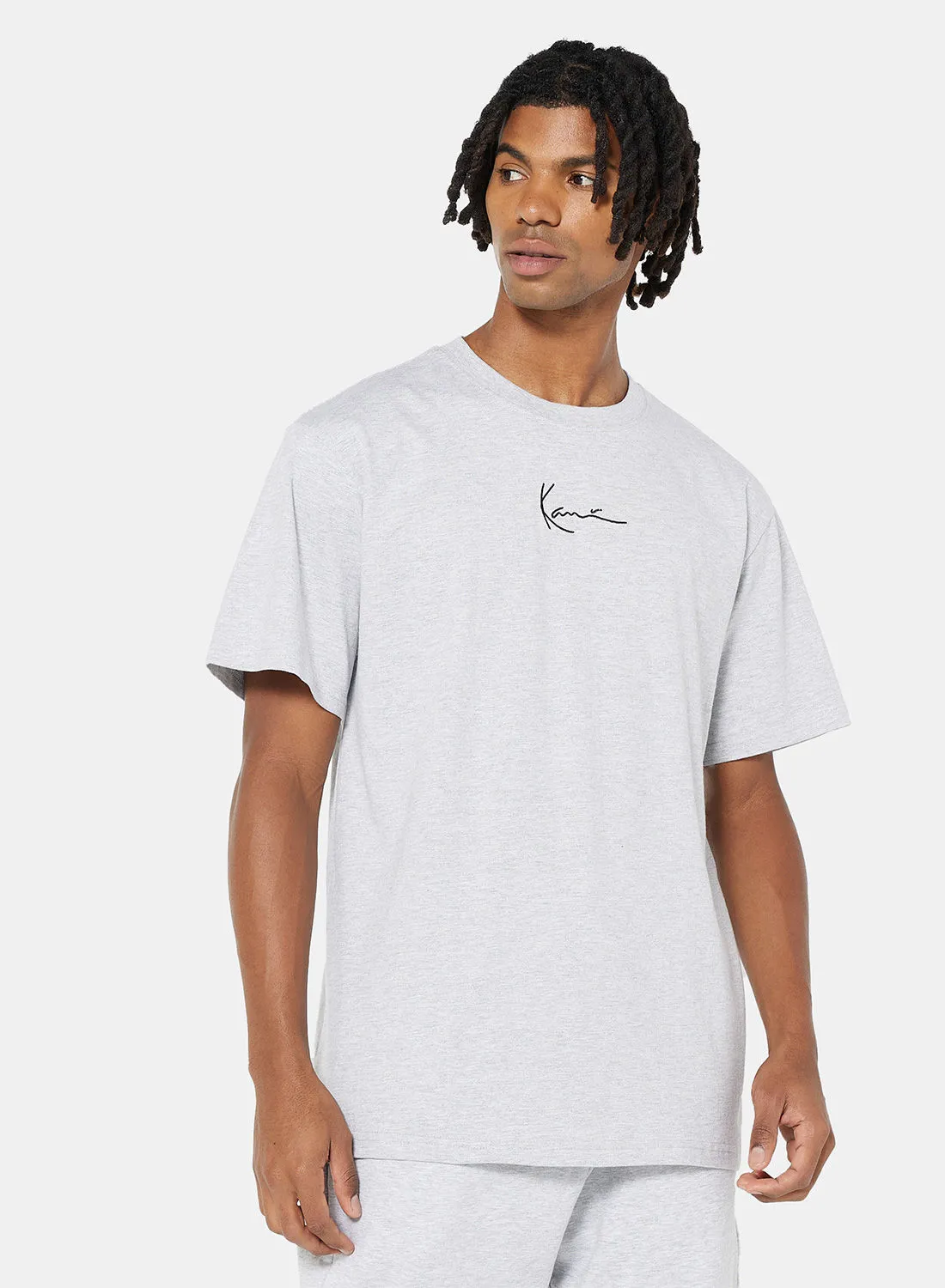 Karl Kani Small Signature T-Shirt Grey