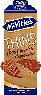 McVities Digestive Thins Milk Chocolate & Cappuccino , 150 g