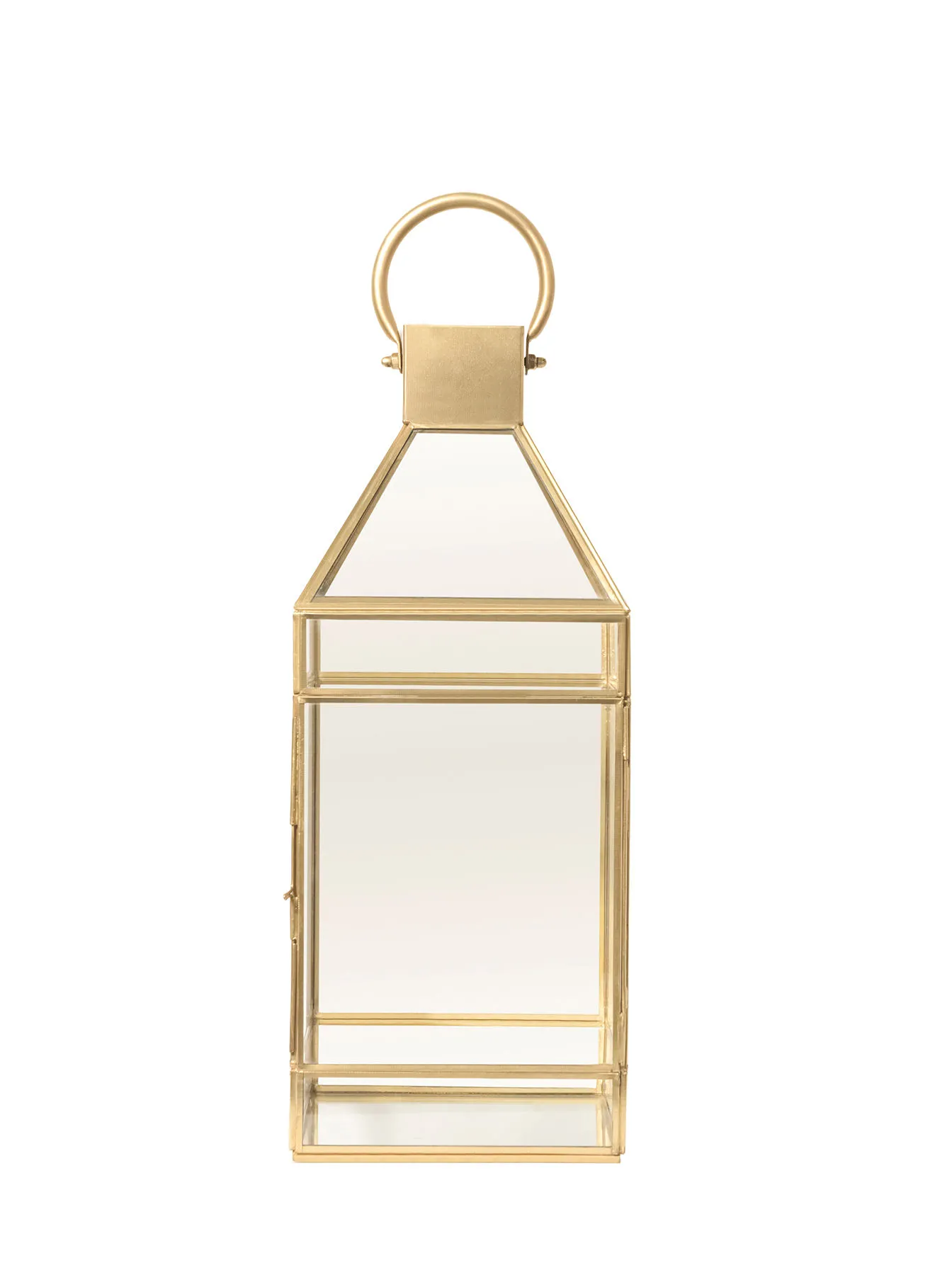 ebb & flow Handmade Lantern Gold 15.24x15.24x40.64centimeter