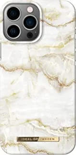 iDeal of Sweden Fashion Case iPhone 13 Pro Max Golden Pearl Marble