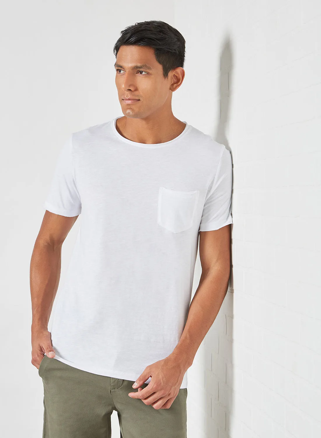 LINDBERGH Single Pocket T-Shirt White