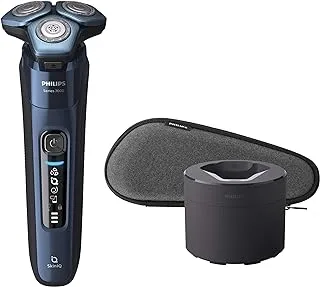 Philips S7782/71 Wet and Dry Electric Shaver 7000 Series, Blue - Pack of 1