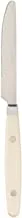 Hema Stainless Steel Knife with Plastic Handle, 22 cm Length, Off White