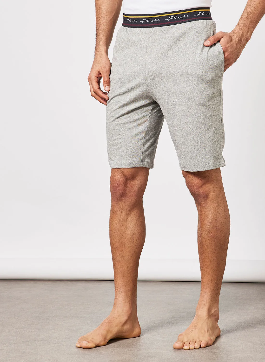 PRODUKT Solid Sweat Shorts Grey