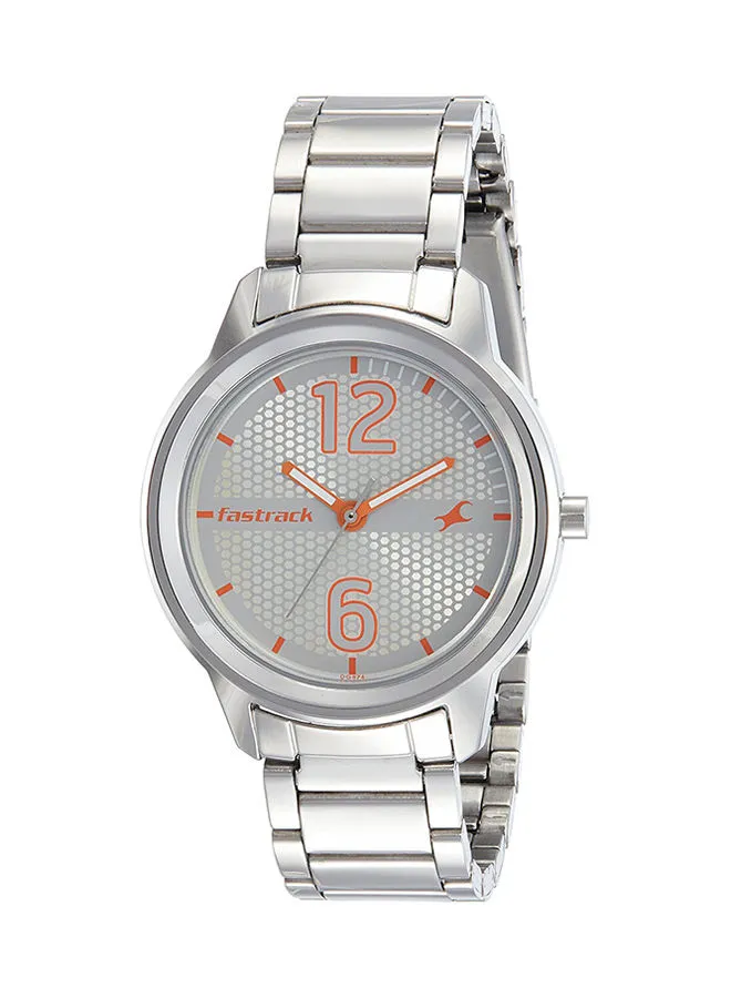 fastrack Women's Water Resistant Stainless Steel Analog Quartz Watch 6169SM01
