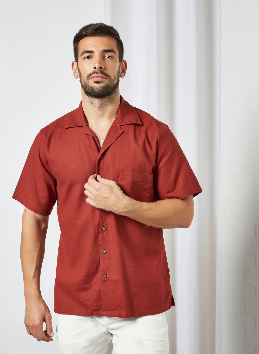 Sivvi x D'Atelier Patch Pocket Shirt Brown