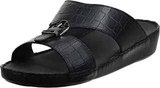 Red Tape Men Black Arabic Sandal, 46