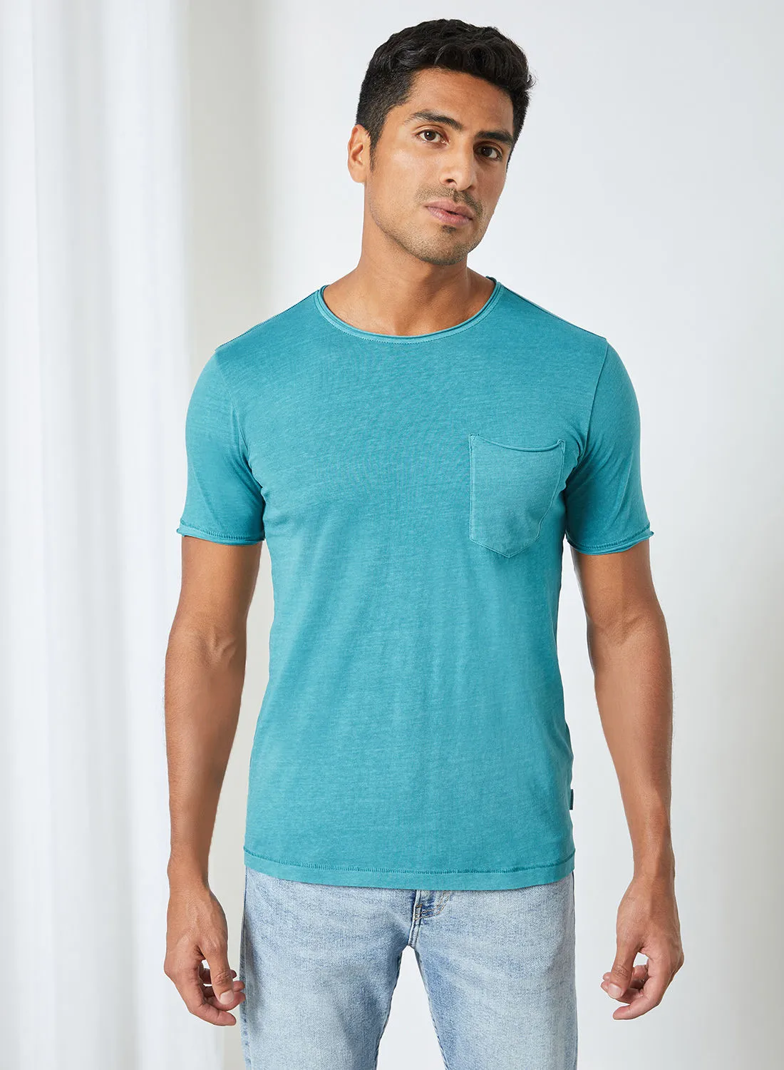 LINDBERGH Single Pocket T-Shirt Blue