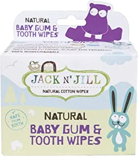 Jack n jill natural baby tooth and gum wipes
