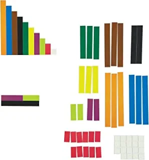 Learning Resources Magnetic Cuisenaire Rods, Early Match Concepts, School Supplies, Multicolor, 64 Pieces, Ages 5+