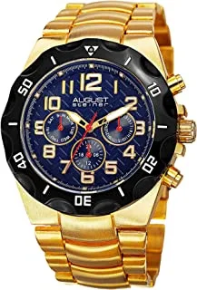 August Steiner Men's Dial Stainless Steel Band Watch - AS8161SSB